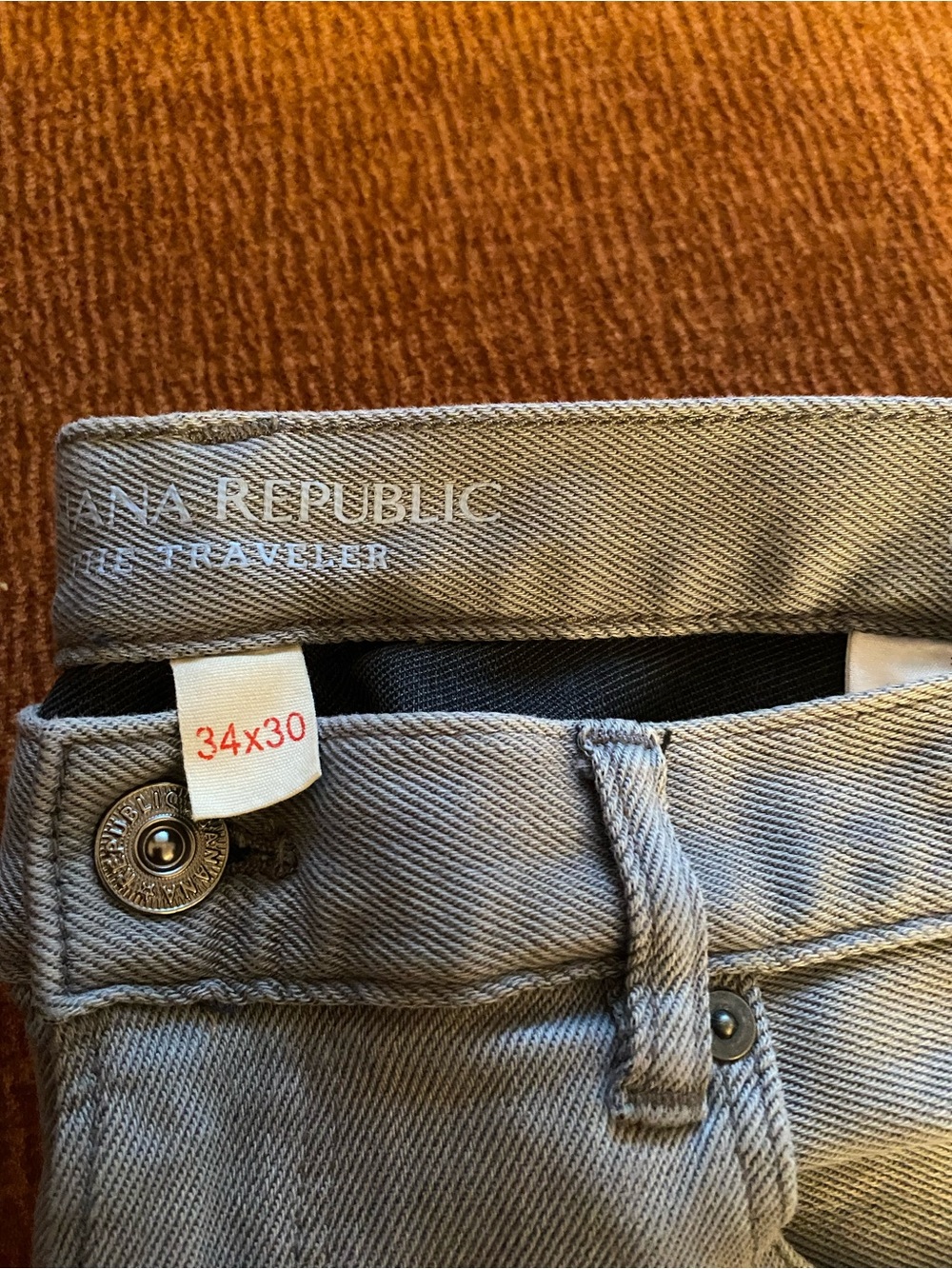 Banana Republic Slim Men's Jeans in Light Gray